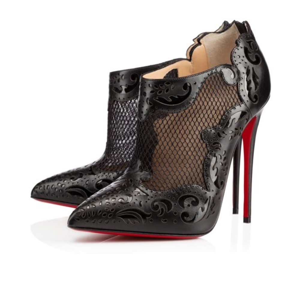 Christian Louboutin Black and Red Heels